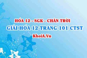 Giải Hóa 12 trang 101 Chân trời Sáng tạo